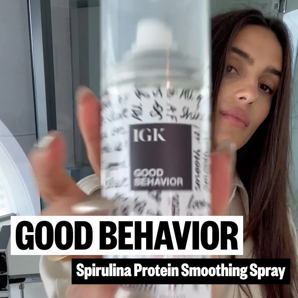 IGK Good Behavior Spirulina Protein Smoothing Spray 165ml 商品
