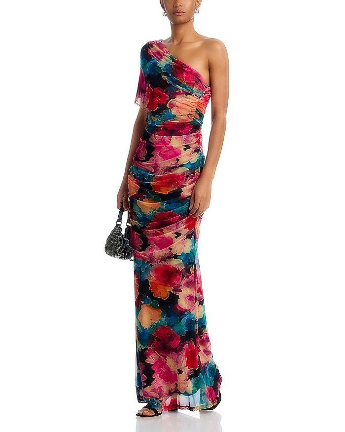 商品Black Halo|Rosario One Shoulder Dress,价格¥3410,第4张图片详细描述