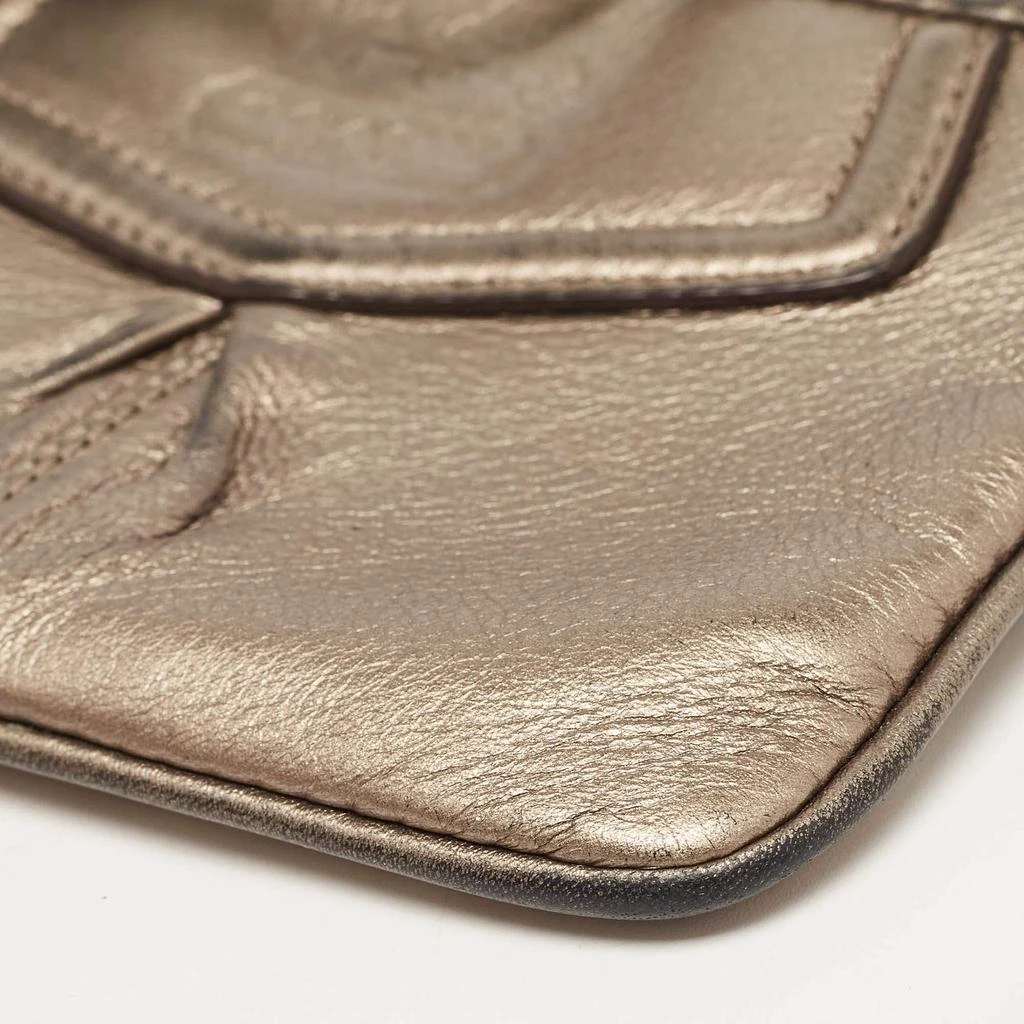 Coach Metallic Leather Zip Wristlet Clutch 商品
