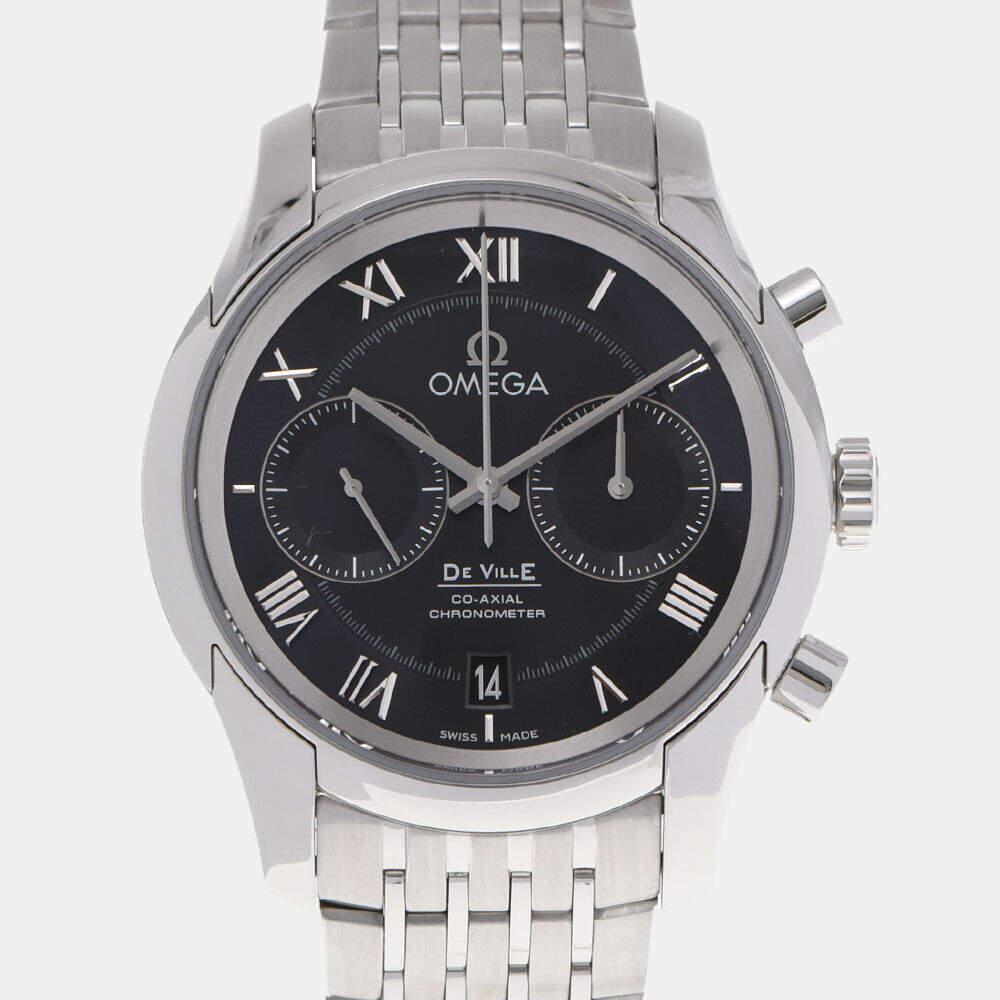 商品[二手商品] Omega|Omega Black Stainless Steel De Ville 431.10.42 Automatic Men's Wristwatch 42 mm,价格¥25998,第1张图片