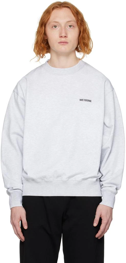 商品We11done|Gray Crewneck Sweatshirt,价格¥3098,第1张图片
