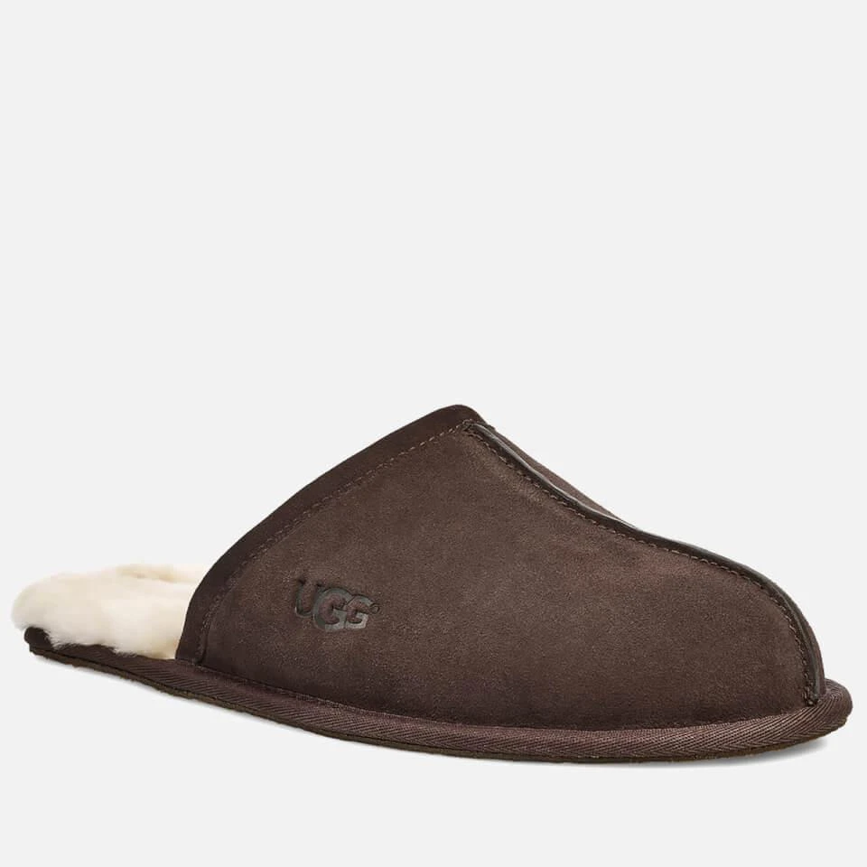 商品UGG|UGG MEN'S SCUFF SUEDE SHEEPSKIN SLIPPERS - ESPRESSO,价格¥943,第2张图片详细描述