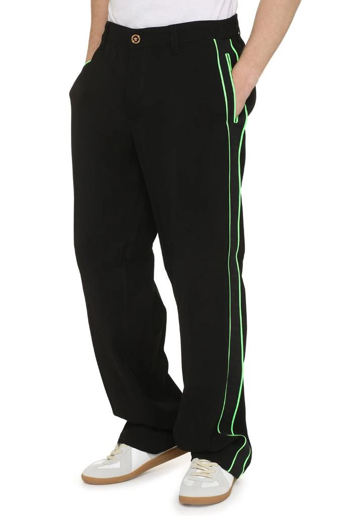 商品Versace|VERSACE LOGOED SIDE STRIPES TRACK-PANTS,价格¥5063,第4张图片详细描述