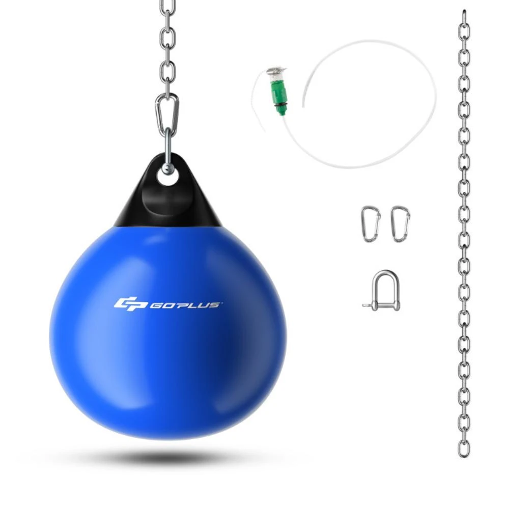 18 Inch 110 Pound Heavy Punching Water Aqua Bag with Adjustable Metal Chain-Red 商品