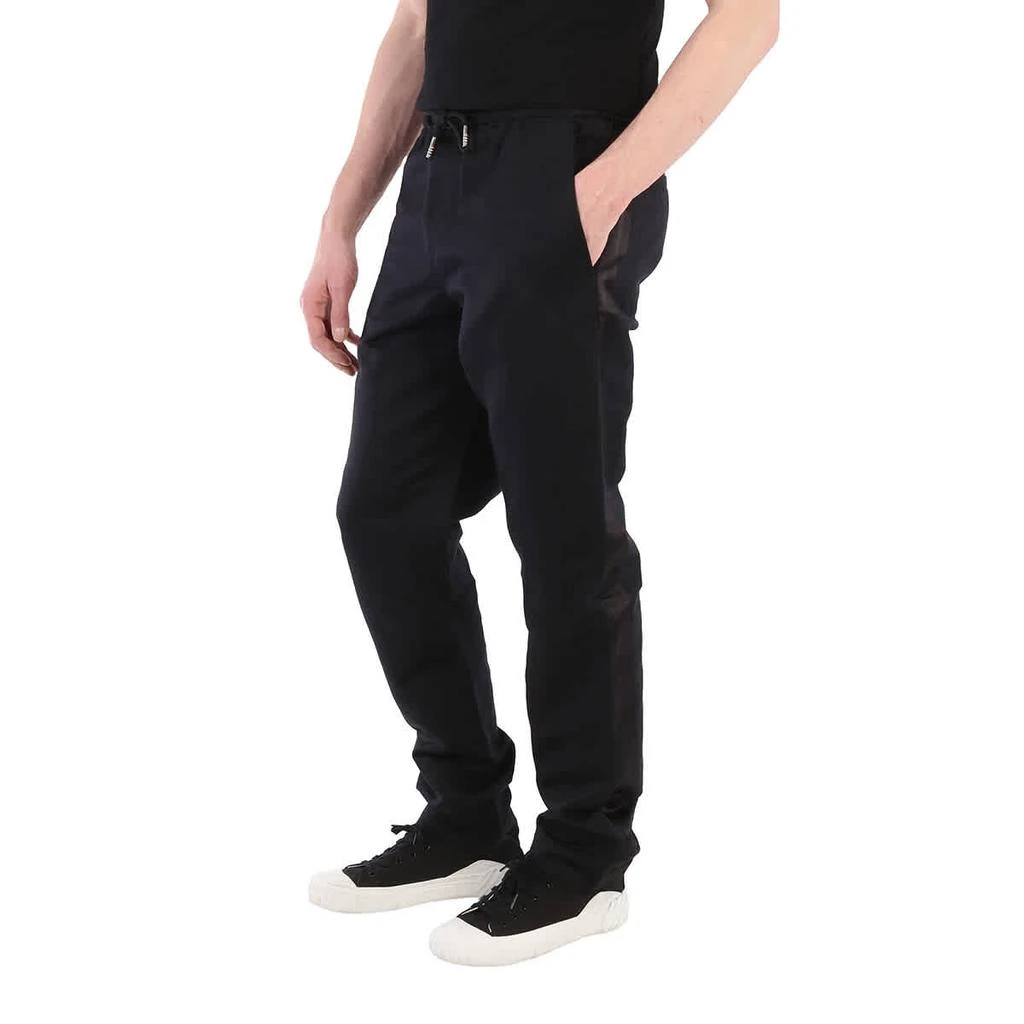商品Burberry|Men's Linen-cotton Track Pants in Black,价格¥1122-¥2502,第3张图片详细描述