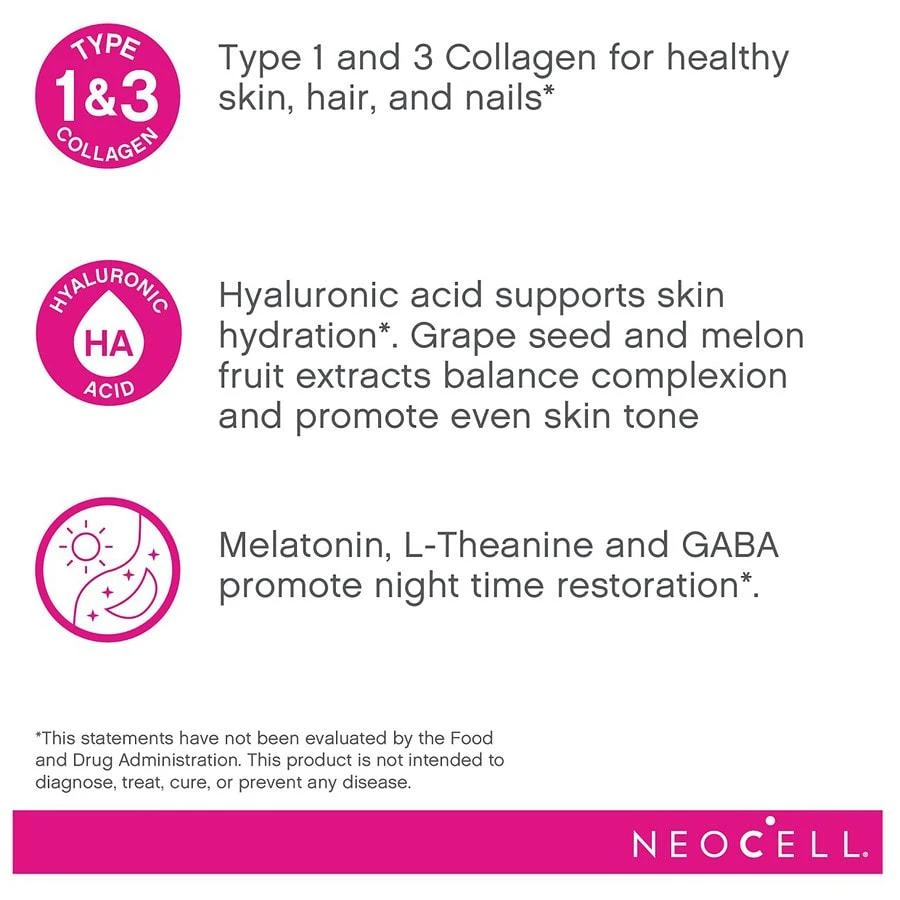 Overnighter Collagen Powder with Hyaluronic Acid, Vitamin C, GABA and Melatonin Blueberry Pomegranate 商品