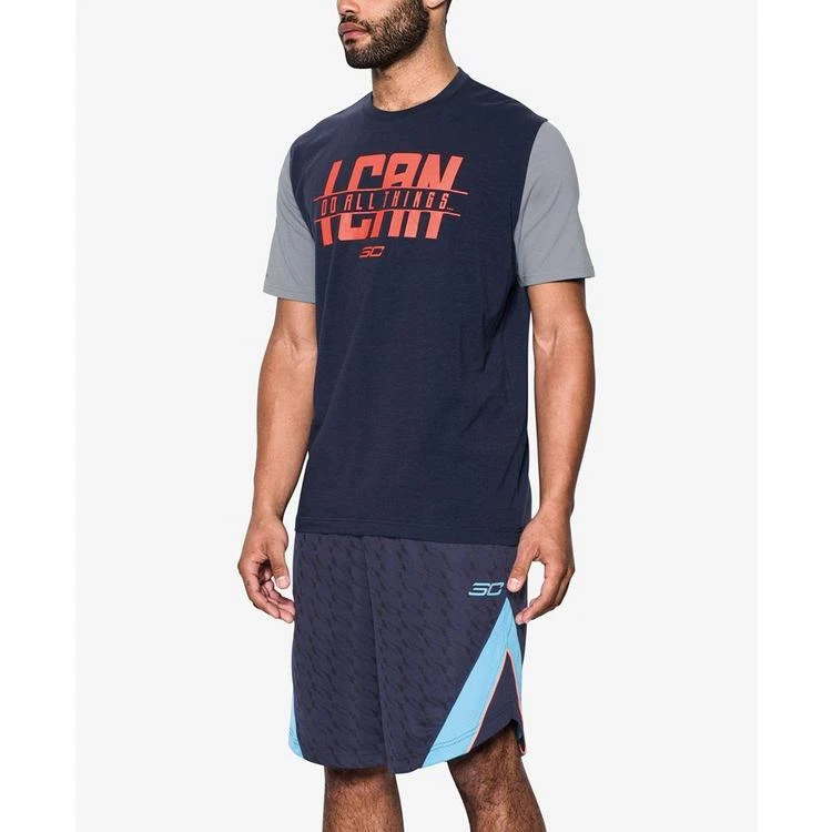 商品Under Armour|Men's Stephen Curry Basketball T-Shirt,价格¥104,第3张图片详细描述