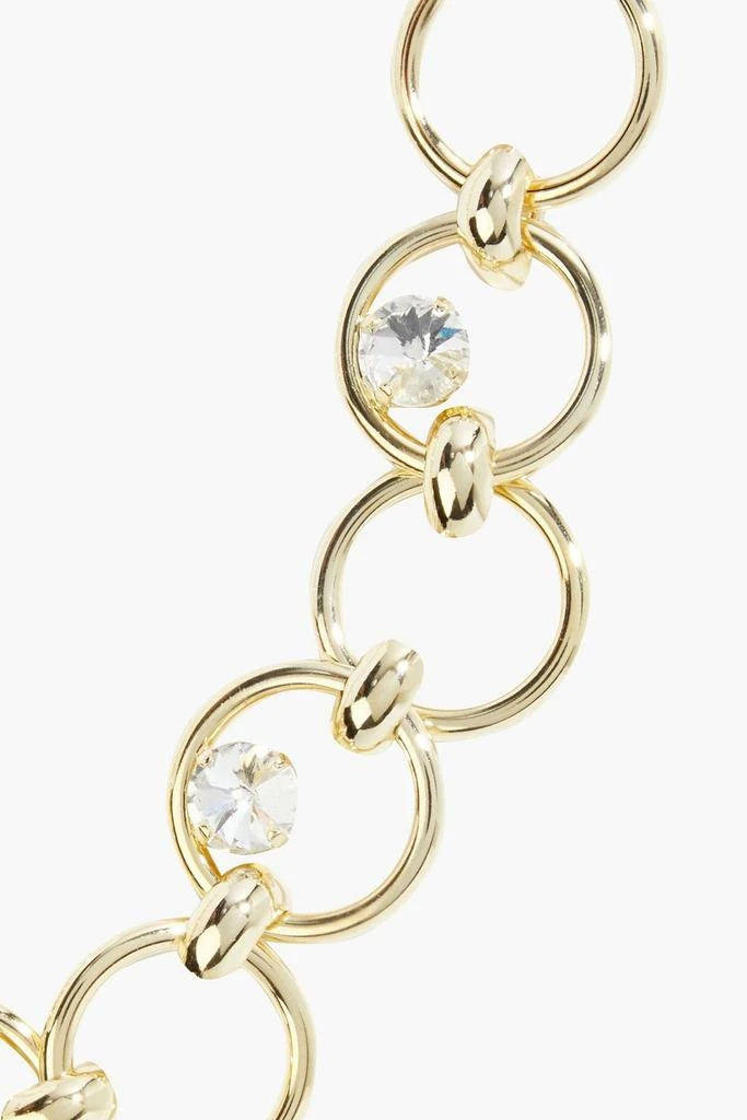 商品ROSANTICA|Gold-tone crystal necklace,价格¥1586,第3张图片详细描述