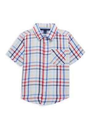商品Tommy Hilfiger|Little Boy’s Day Trip Plaid Shirt,价格¥151,第1张图片