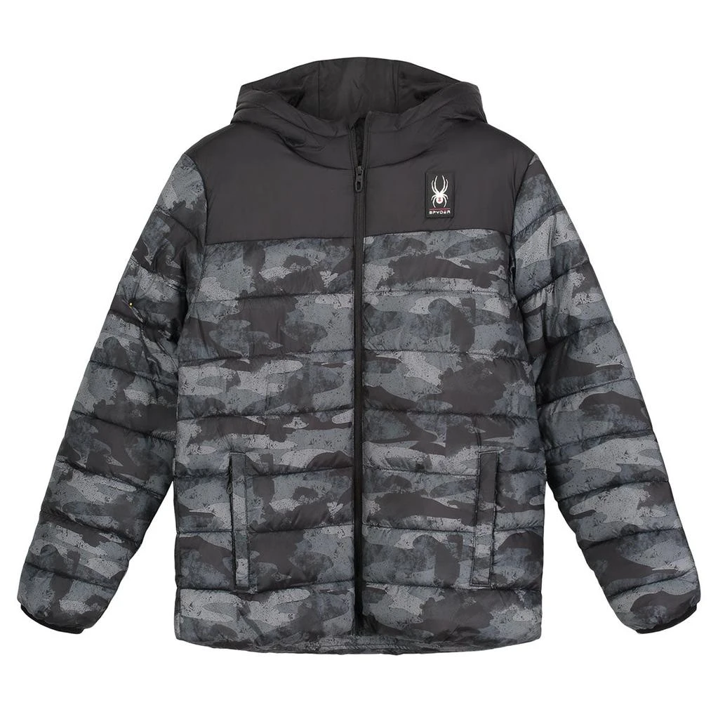 商品Spyder|Spyder Men's Print Circuit Block Puffer Jacket,价格¥212,第1张图片