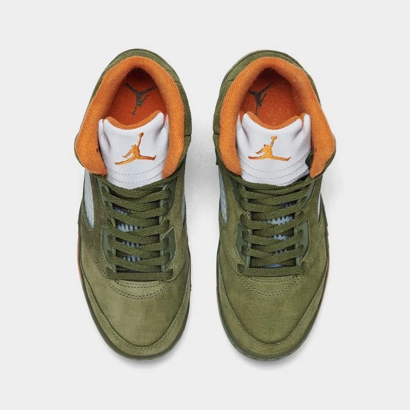 商品Jordan|Little Kids' Air Jordan Retro 5 Basketball Shoes,价格¥183,第5张图片详细描述
