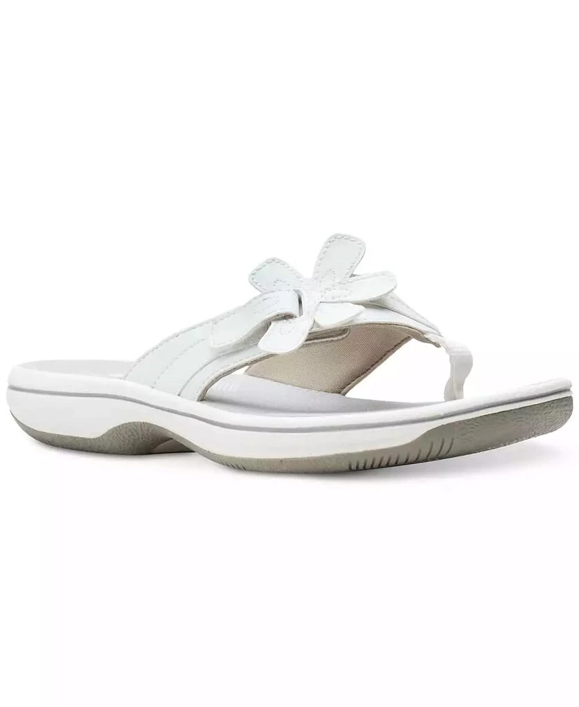 商品Clarks|Women's Cloudsteppers Brinkley Flora Sandals,价格¥209,第1张图片