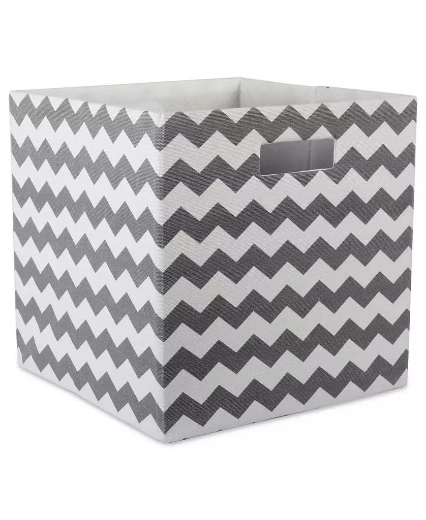 商品Design Imports|Chevron Stripe Polyester Storage Bin,价格¥172,第1张图片