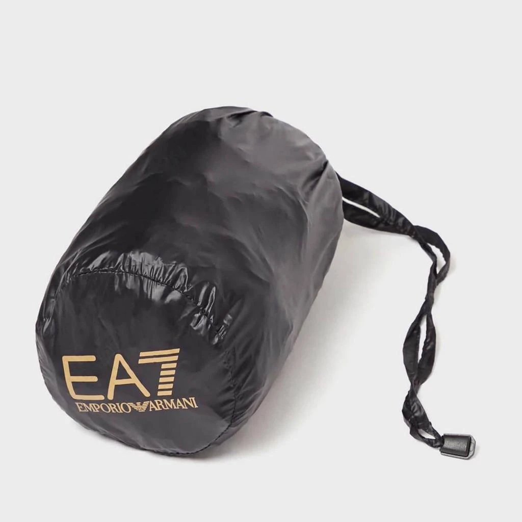 商品Emporio Armani|EA7 Men's Gold Logo Full Zip Puffer Jacket - Black,价格¥1574,第5张图片详细描述