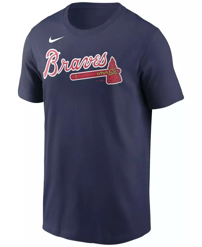 商品NIKE|Men's Ozzie Albies Atlanta Braves Name and Number Player T-Shirt,价格¥240,第2张图片详细描述