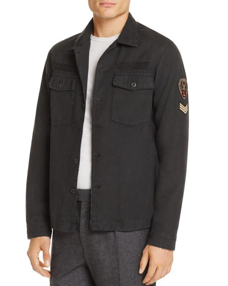 商品The Kooples|Army Destroy Classic Fit Shirt Jacket - 100% Exclusive ,价格¥772,第1张图片