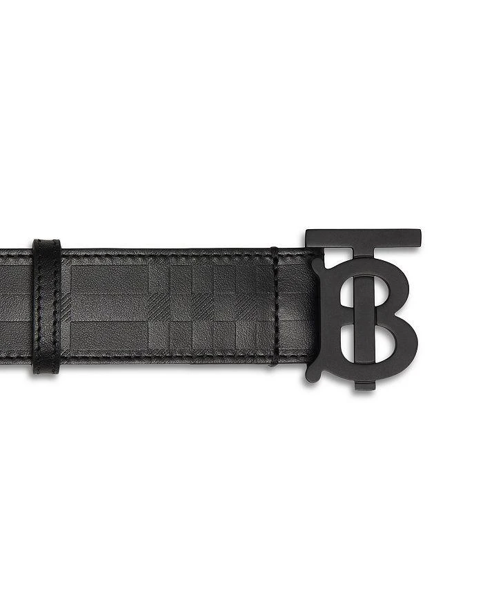 商品Burberry|Men's Embossed Check Leather Belt,价格¥2290,第5张图片详细描述