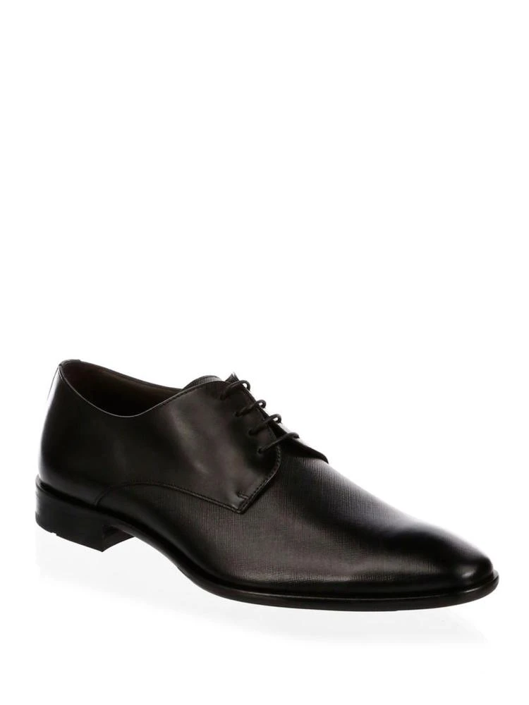 商品Hugo Boss|Chelsea Almond Toe Leather Derbys,价格¥3110,第1张图片