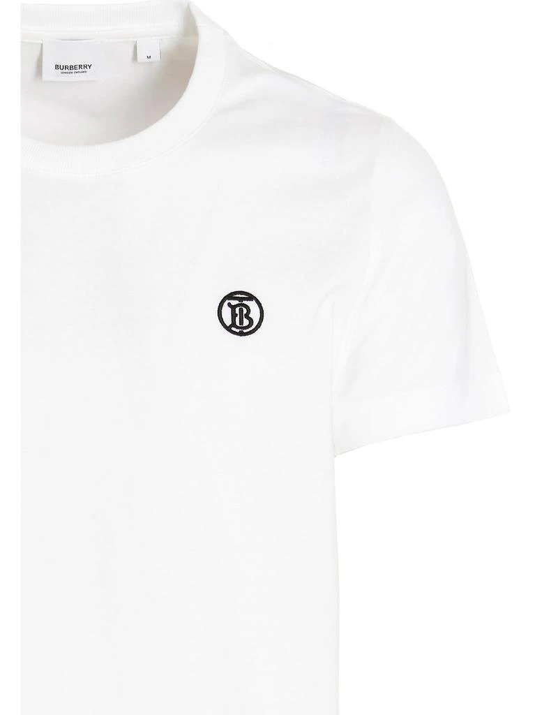 商品Burberry|Burberry Logo Embroidered Crewneck T-Shirt,价格¥2182,第3张图片详细描述