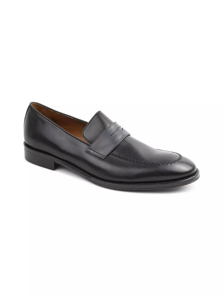 商品Bruno Magli|Arezzo Leather Penny Loafers,价格¥2933,第2张图片详细描述