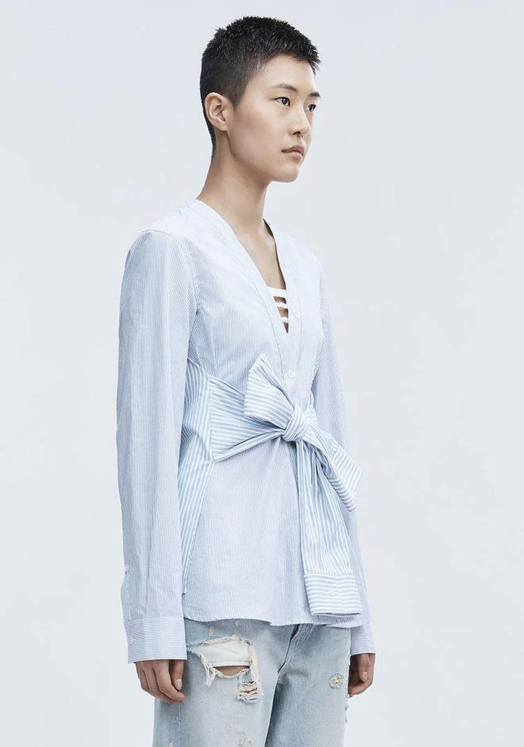 商品Alexander Wang|TIE FRONT SHIRT,价格¥1130,第5张图片详细描述
