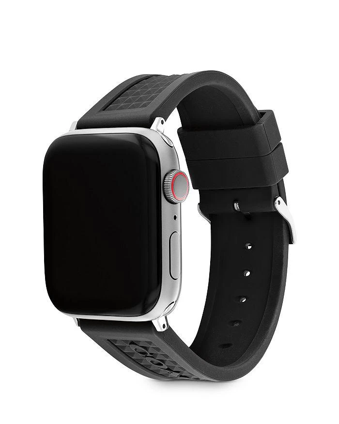 商品Coach|Apple Watch© Signature Silicone Strap, 42mm & 44mm,价格¥479,第4张图片详细描述