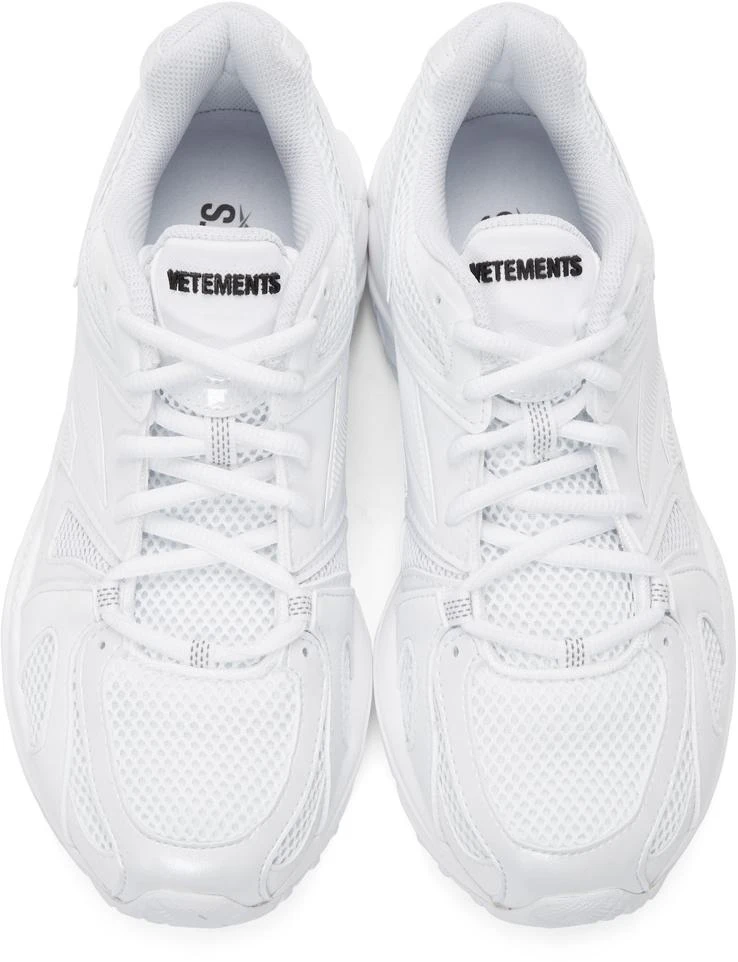 商品Vetements|White Reebok Edition Spike Runner 200 Sneakers,价格¥3177,第5张图片详细描述