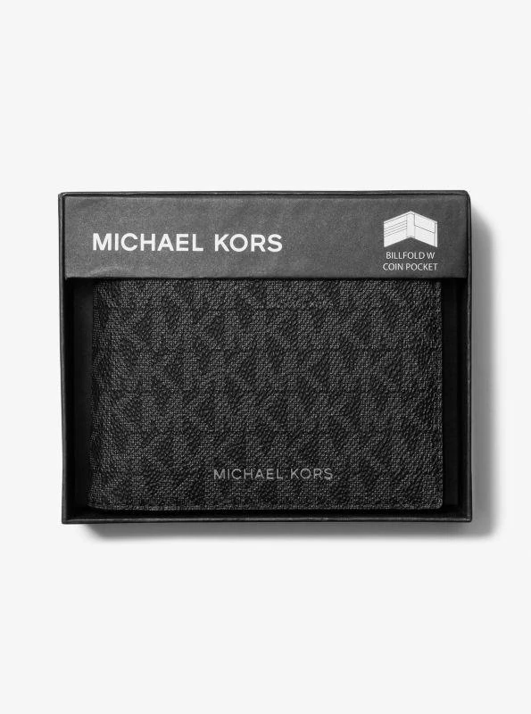 商品Michael Kors|Cooper Logo 双折钱包,价格¥301,第3张图片详细描述