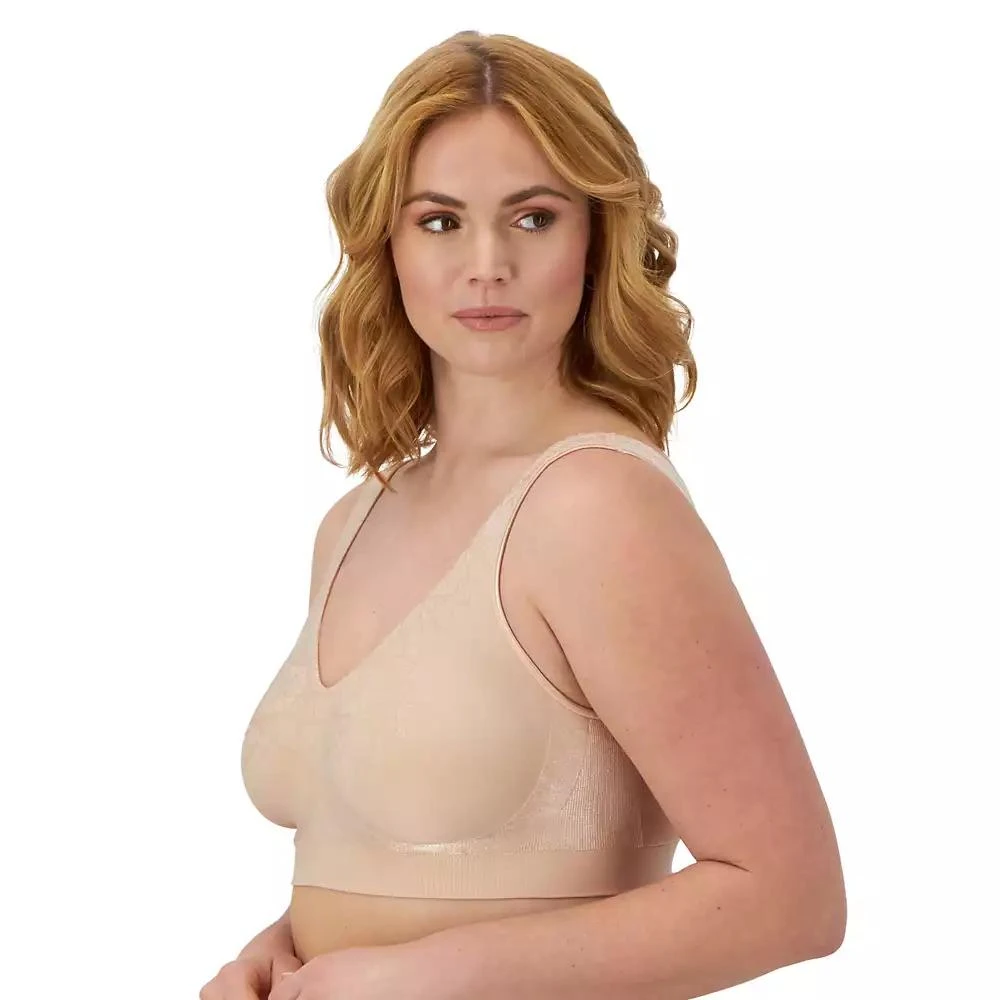 商品Bali|Comfort Revolution ComfortFlex Fit Seamless 2-ply Wireless Bra 3484,价格¥326,第4张图片详细描述