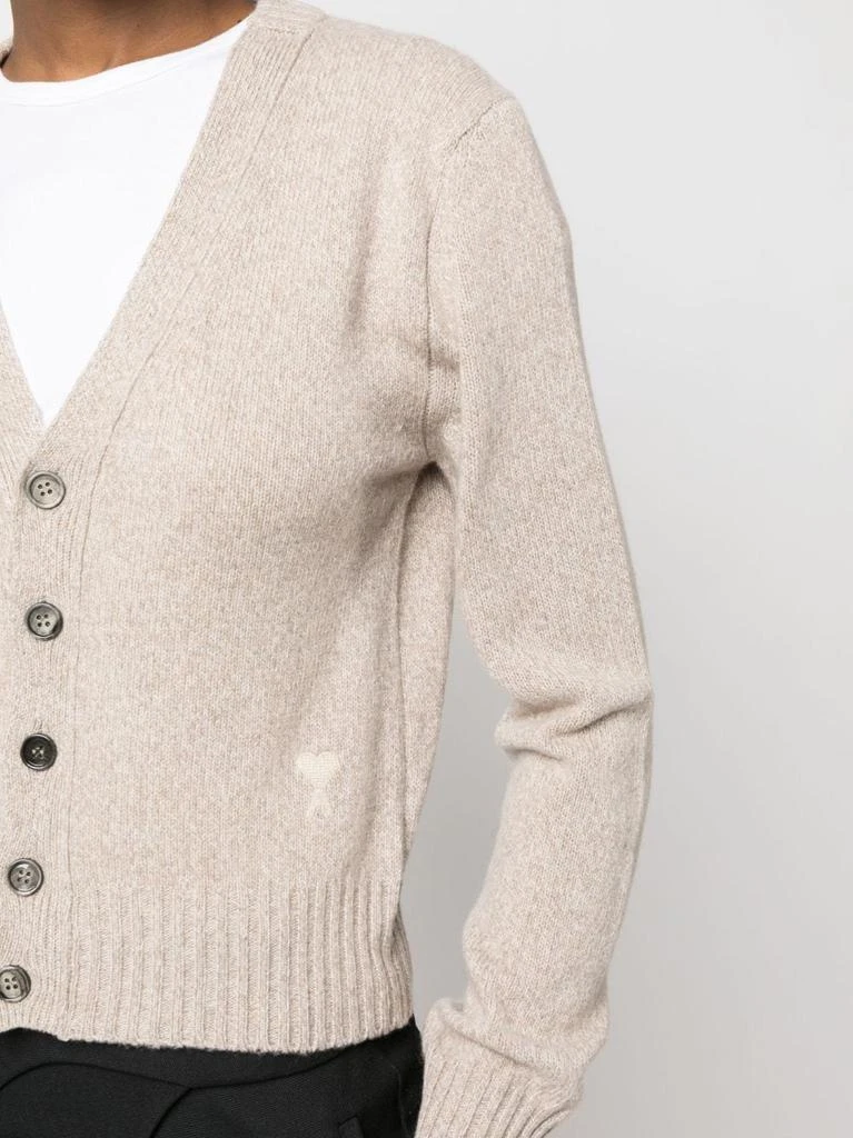 商品AMI|AMI PARIS - Ami De Couer Cashmere Cardigan,价格¥3343,第3张图片详细描述