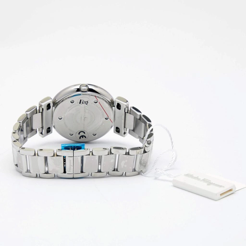 商品[二手商品] Salvatore Ferragamo|Salvatore Ferragamo Mother of Pearl Diamond Stainless Steel Gancino Deco FG3050014 Women's Wristwatch 39 mm,价格¥3217,第5张图片详细描述
