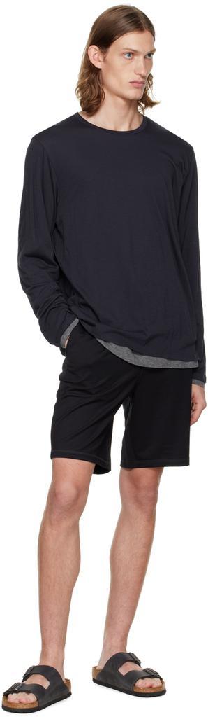 商品Vince|Navy Layered Long Sleeve T-Shirt,价格¥536,第6张图片详细描述
