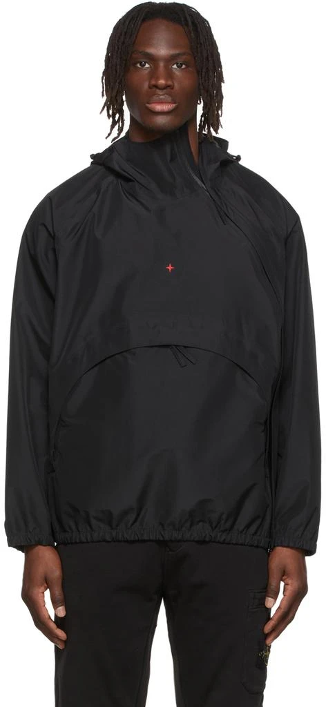 商品[国内直发] Stone Island|Black Packable Si Marina Jacket,价格¥4020,第1张图片