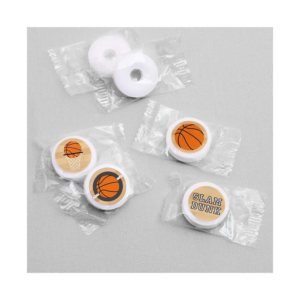 Nothin' but Net - Basketball - Party Round Candy Sticker Favors - Labels Fit Hershey's Kisses (1 sheet of 108)商品第2张图片规格展示