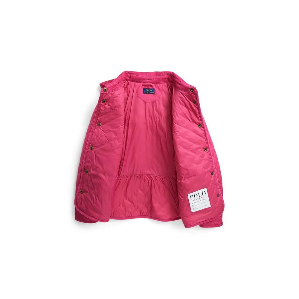 商品Ralph Lauren|Big Girls Quilted Water-Repellent Barn Jacket,价格¥410,第4张图片详细描述