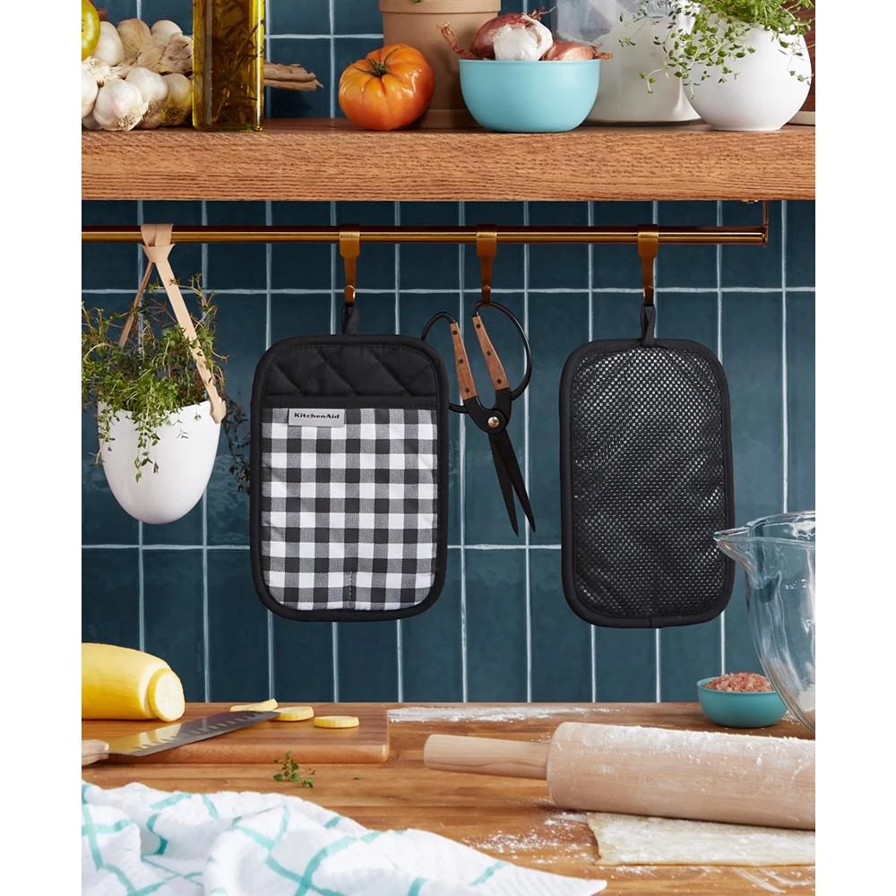 Gingham Pot Holder 2-Pack Set, 7" x 10" 商品