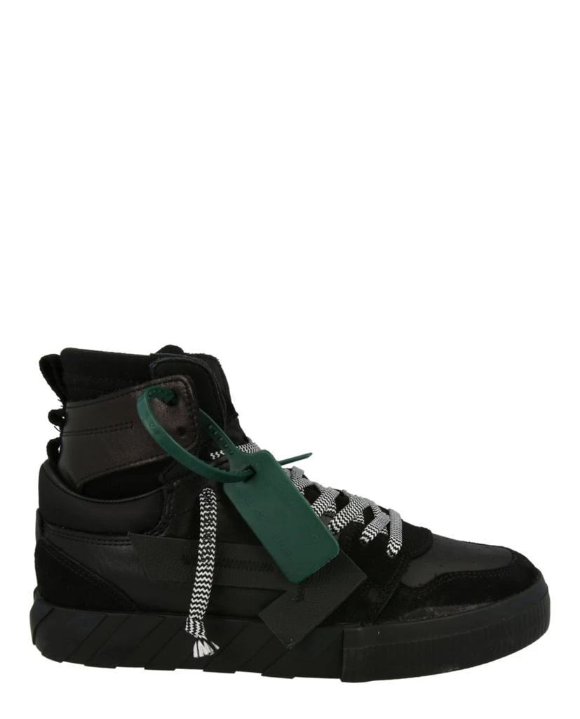 商品Off-White|Vulcanized High-Top Leather Sneakers,价格¥2267,第1张图片