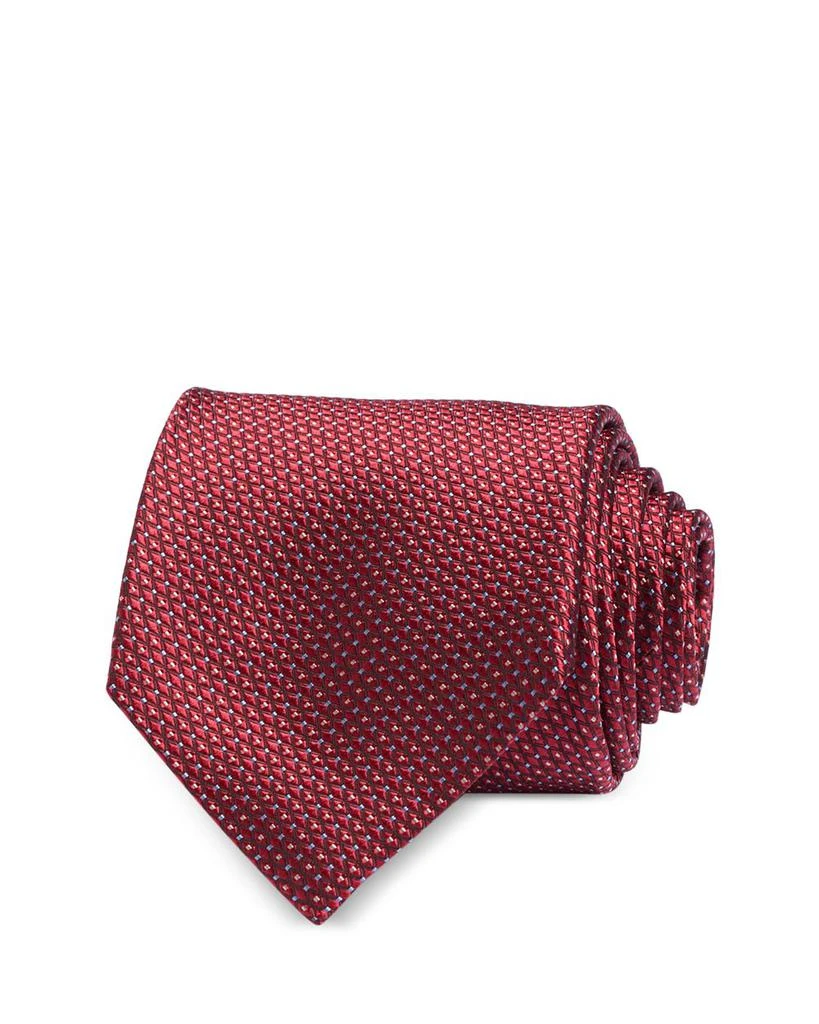 商品David Donahue|Classic Grid Silk Tie,价格¥1012,第1张图片