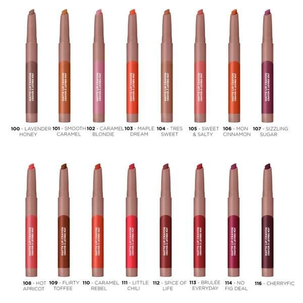 商品L'Oreal Paris|L'Oréal Paris Infallible Very Matte Lip Crayon (Various Shades),价格¥56,第3张图片详细描述