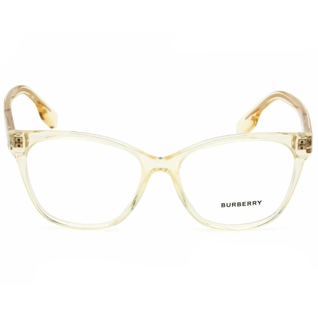 商品Burberry|Burberry Women's Eyeglasses - Transparent Yellow Plastic Full Rim Frame | BE2345 3852,价格¥647,第2张图片详细描述