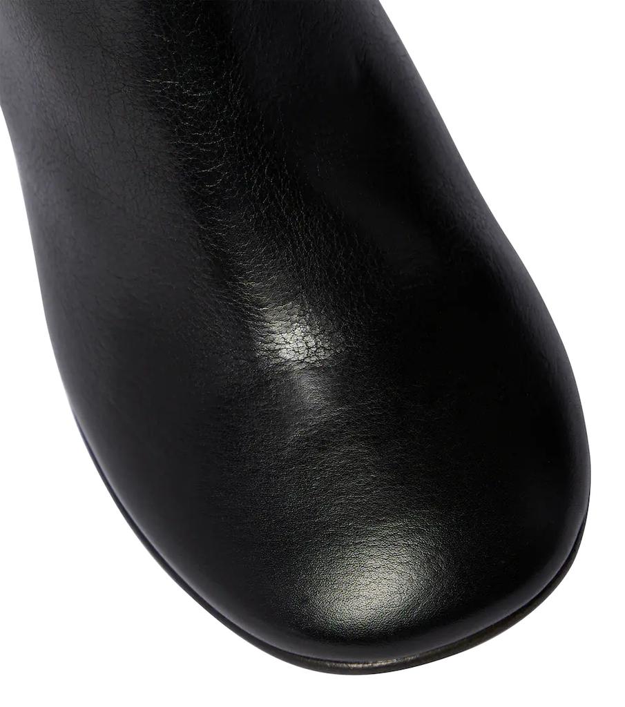 Leather ankle boots商品第6张图片规格展示