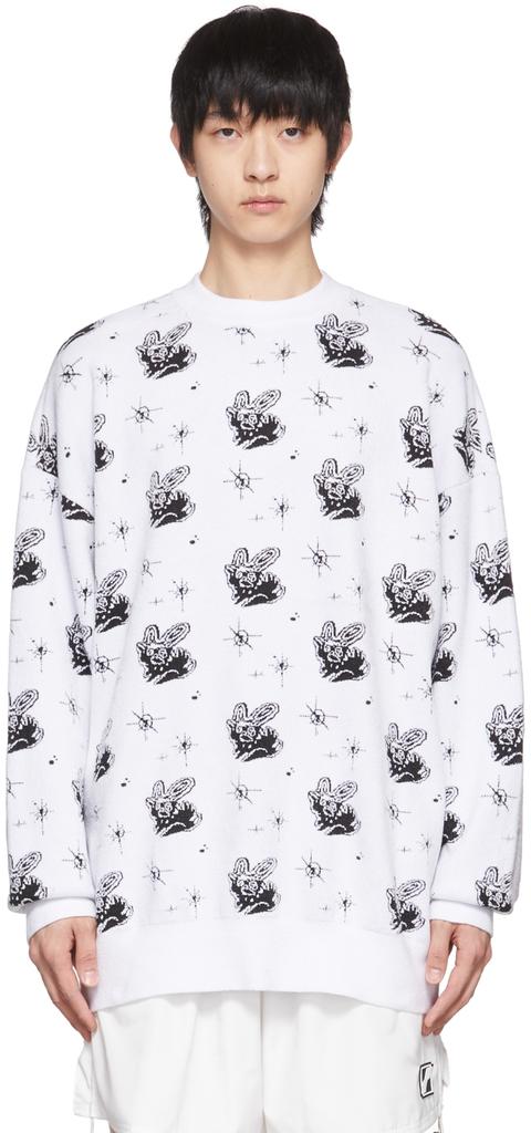 Black & White Monster Reversible Sweater商品第1张图片规格展示
