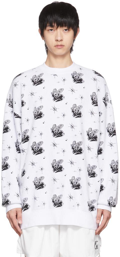 商品We11done|Black & White Monster Reversible Sweater,价格¥1819,第1张图片