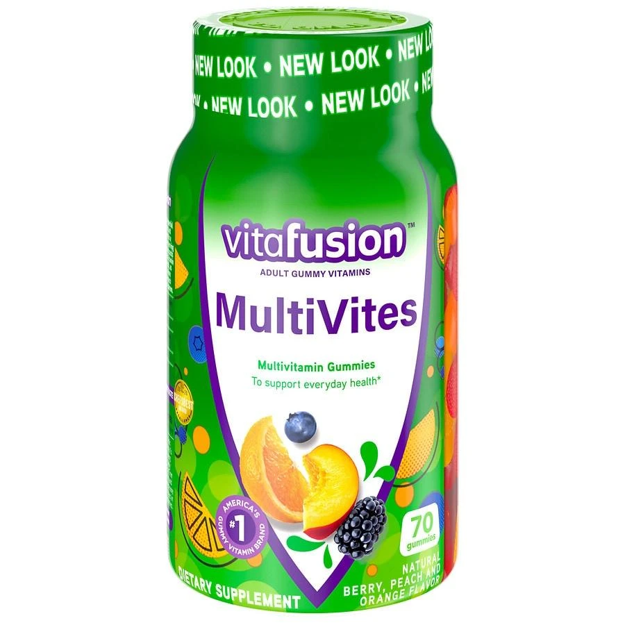 商品Vitafusion|MultiVites Gummy Vitamins Natural Berry,价格¥75,第1张图片