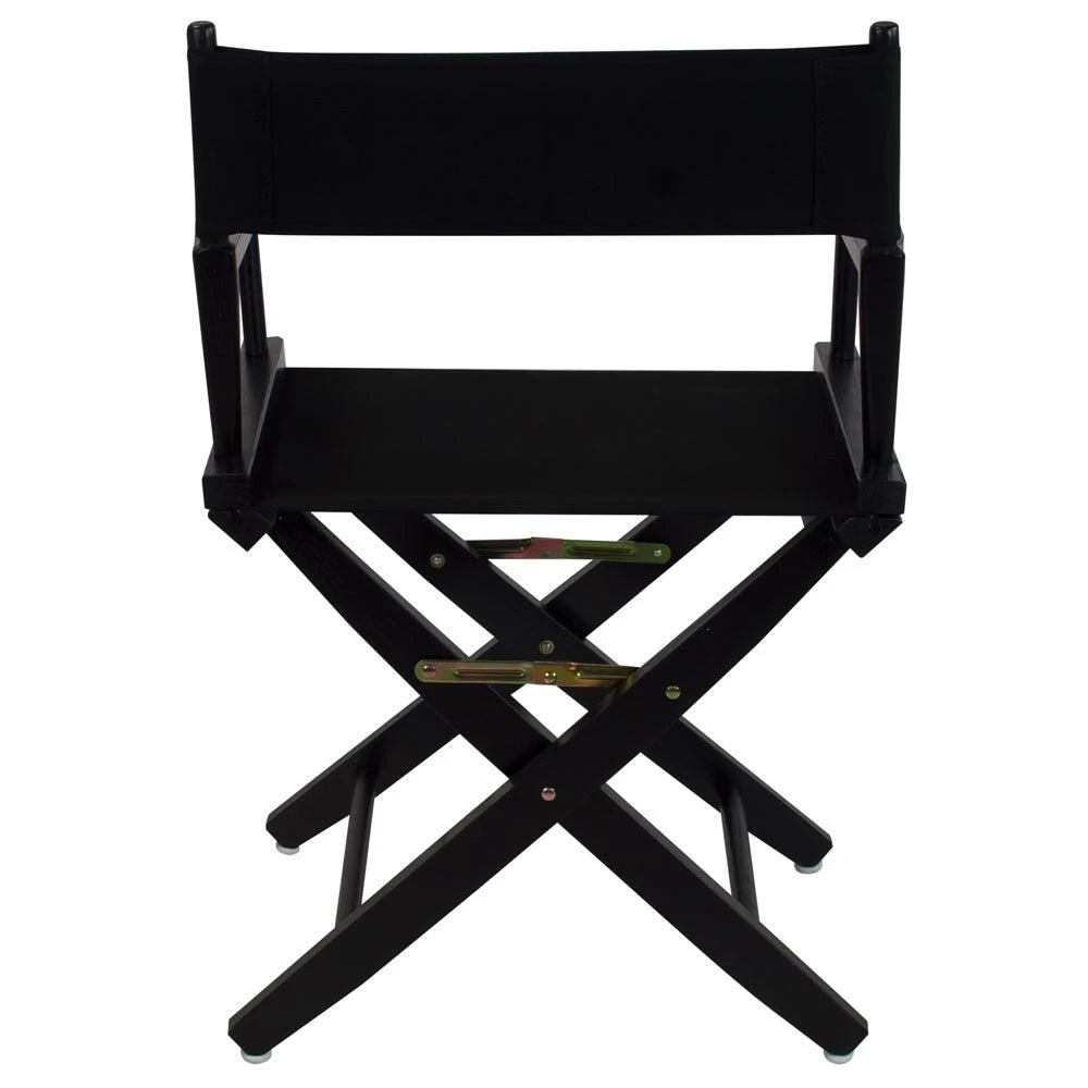商品American Trails|Extra-Wide Premium 18"  Directors Chair Black Frame W/Black Color Cover,价格¥1016,第3张图片详细描述