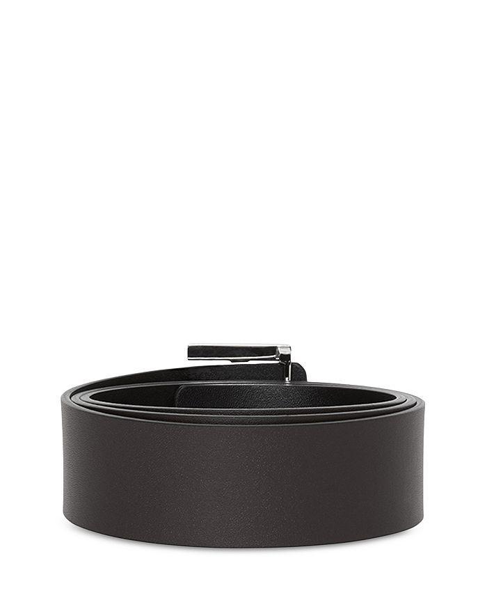 商品Burberry|Men's Reversible Monogram Plaque Buckle Leather Belt,价格¥4343,第5张图片详细描述