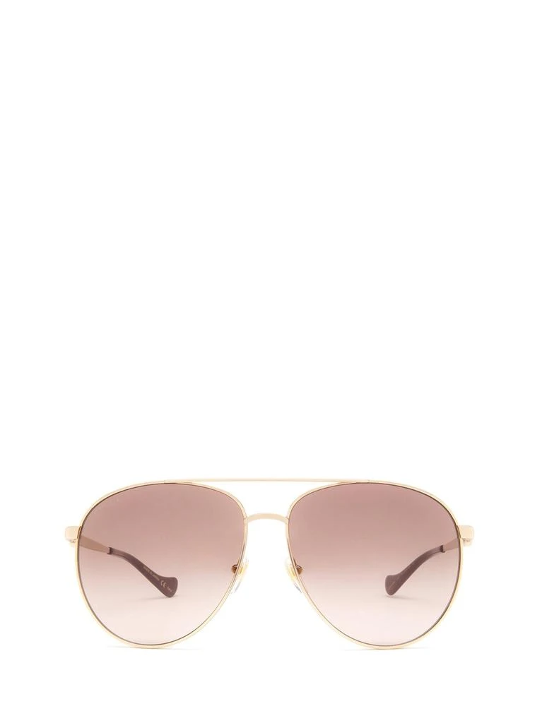 商品Gucci|Gucci Eyewear Aviator Frame Sunglasses,价格¥2405,第1张图片