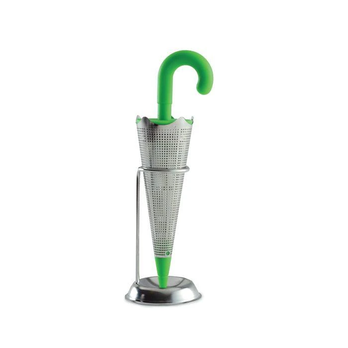 商品Norpro|Stainless Steel Umbrella Tea Infuser, Green,价格¥95,第1张图片