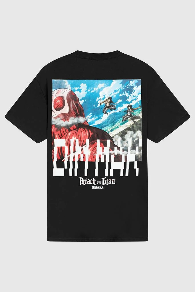 商品Dim Mak|Dim Mak x Attack on Titan - Eren Tee - Black,价格¥284,第2张图片详细描述