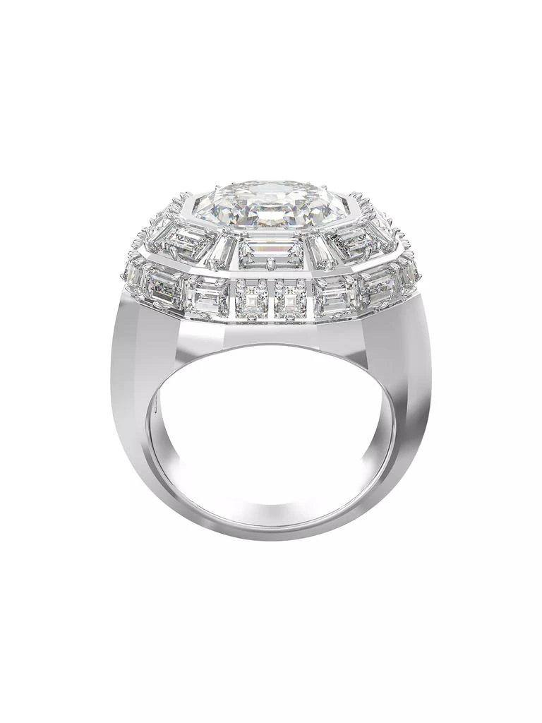 商品Swarovski|Mesmera Rhodium-Plated & Crystal Octagon Ring,价格¥2095,第4张图片详细描述